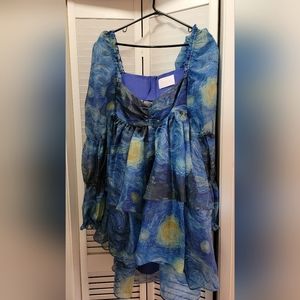 Selkie Van Gogh Moonlight dress